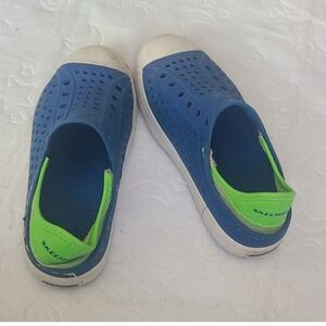 Skechers Kids Aqua Blue and Lime Water Shoes